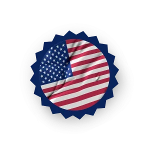 colored icon 512 USA flag sticker seal medal