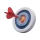 icon colored 3d target arrow 512