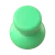 icon colored green pin 1 pushpin